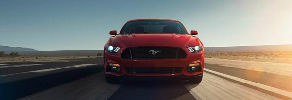 Iconic Ford Mustang emblem